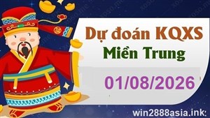 Soi cầu XSMT 01-08-2026 Win2888 Chốt số lô đề miền trung thứ 7