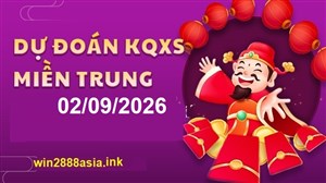 Soi cầu XSMT 02-09-2026 Win2888 Chốt số lô đề miền trung thứ 4