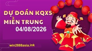 Soi cầu XSMT 04-09-2026 Win2888 Chốt số miền trung chuẩn VIP