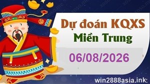 Soi cầu XSMT 06-08-2026 Win2888 Chốt số dàn đề miền trung thứ 5
