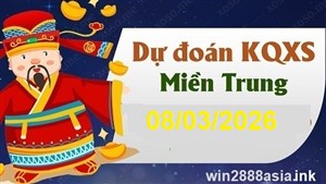 Soi cầu XSMT 08-03-2026 Win2888 Dự đoán cầu lô miền trung chủ nhật