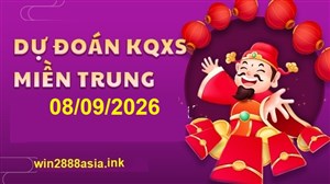 Soi cầu XSMT 08-09-2026 Win2888 Dự đoán xổ số miền trung thứ 3