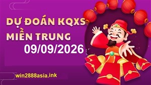 Soi cầu XSMT 09-09-2026 Win2888 Chốt số cầu lô miền trung thứ 4