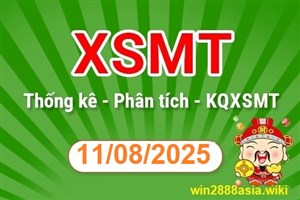 Soi cầu XSMT 11-08-2025 Win2888 Chốt số cầu lô miền trung thứ 2