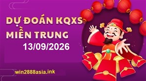 Soi cầu XSMT 13-09-2026 Win2888 Dự đoán cầu lô miền trung chủ nhật