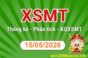 Soi cầu XSMT 15-05-2026 Win2888 Dự đoán xổ số miền trung thứ 6
