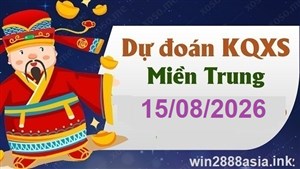 Soi cầu XSMT 15-08-2026 Win2888 Chốt số lô đề miền trung thứ 7