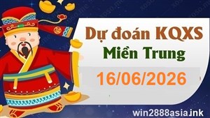 Soi cầu XSMT 16-06-2026 Win2888 Chốt số xổ số miền trung thứ 3
