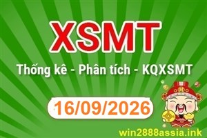 Soi cầu XSMT 16-09-2026 Win2888 Dự đoán Cầu Lô Miền Trung thứ 4