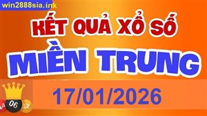 Soi cầu XSMT 17-01-2026 Win2888 Dự đoán xổ số miền trung thứ 7
