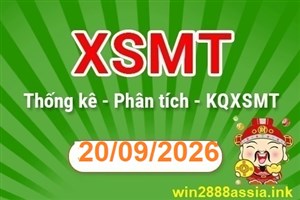 Soi cầu XSMT 20-09-2026 Win2888 Chốt số lô đề miền trung chủ nhật