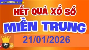 Soi cầu XSMT 21-01-2026 Win2888 Dự đoán Xổ Số Miền Trung VIP thứ 4