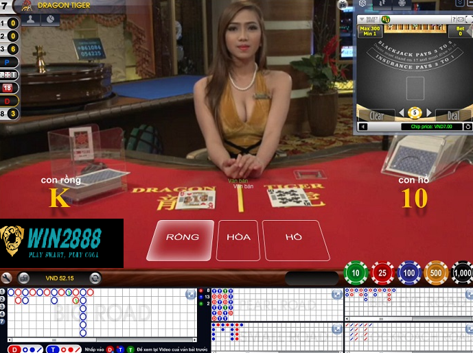 Hướng dẫn cách chơi bài Rồng Hổ tại nhà cái win2888 - 1